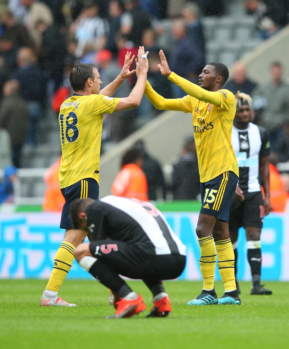 Arsenal's tweet image. Loving that clean sheet 💛

#NEWARS