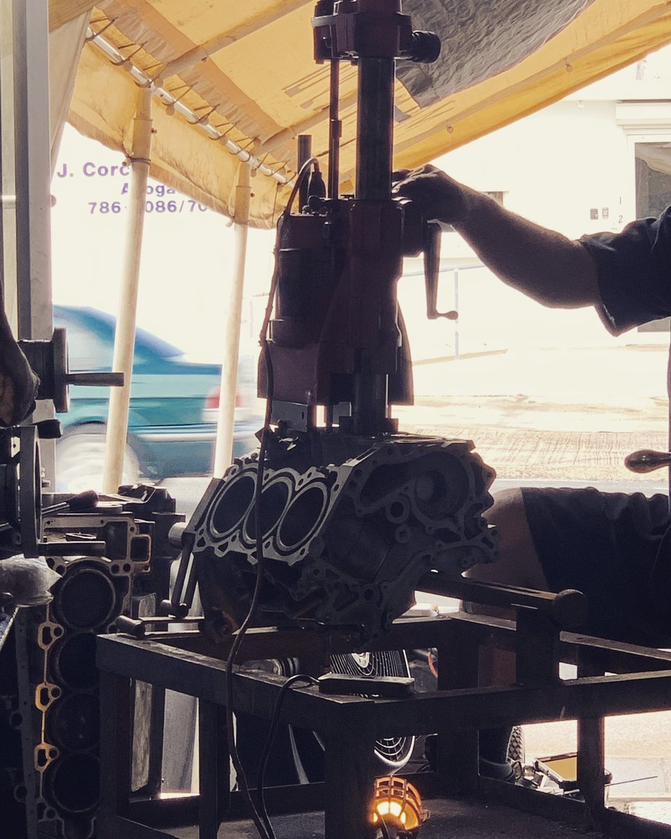 PRMachineShop's tweet image. #cylinderboring #cylinderhoning #wisecopistons #nissan350