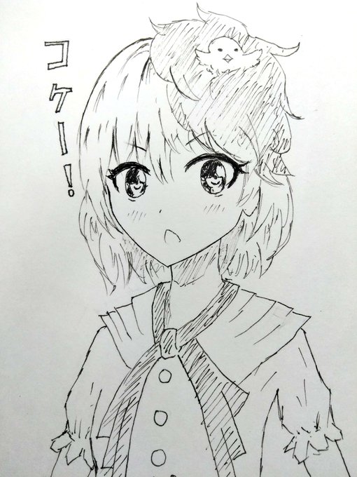 鬼形獣ついに明日ということで速攻で描いたニワタリ神rkgk 