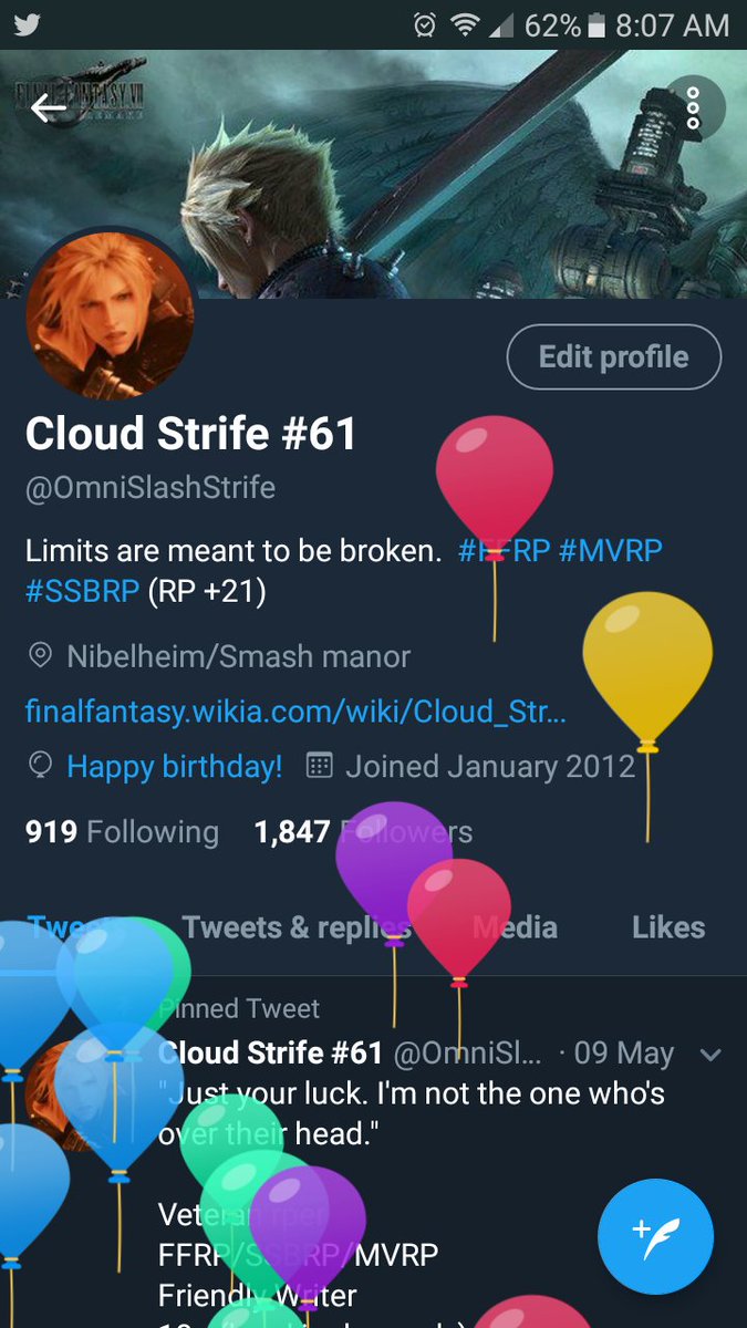 OmniSlashStrife's tweet photo. "heh... Well look at that. It's my birthday." https://t.co/TOiiwyS05K