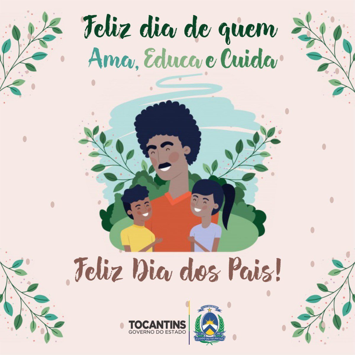 governoTO's tweet photo. No dia de hoje, parabenizamos todos aqueles que amam, educam e cuidam! 💞 

#SejaPresente https://t.co/xCWPijhygK