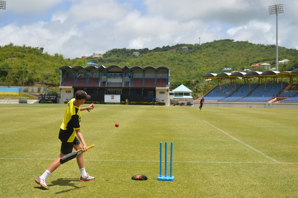 CaribbeanCoach's tweet photo. Beautiful day for a cricket session at the Darren Sammy Stadium
#cricket #coaching https://t.co/69Jmvnz5k0