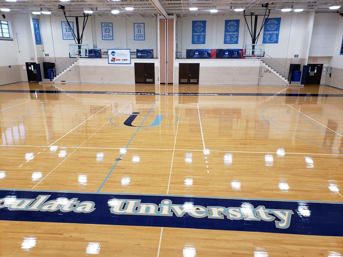 MightyMacs's tweet photo. Only a few more days and our student-athletes and our student leaders will be back on campus!  Fitness center renovated and gym floor refinished!  Go Macs! https://t.co/OiJiffGhMu