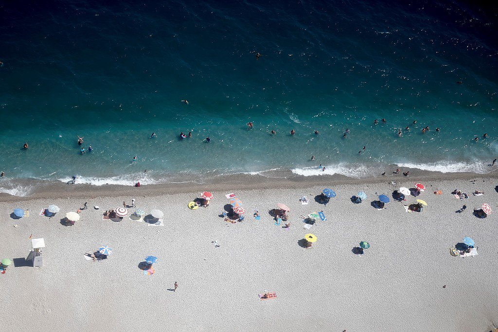 Summer time at the beach in Antalya’s Manavgat district, #Turkey