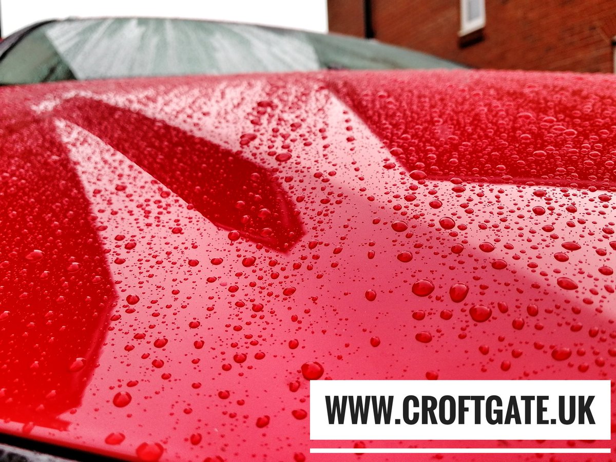You can't rain on our parade 💧
Well, you can, but we love the beads 😁
#croftgateuk #endurexxl Hybrid Ceramic Sealant enhances and protects with style 👍
SPRAY-WIPE-BUFF for up to 6 months protection

croftgate.uk/endurexxl

#ceramiccoating #coating #nanoceramic