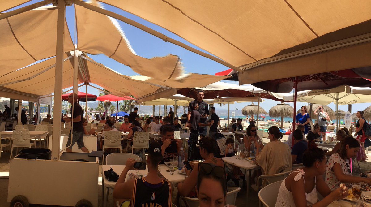 OrmGoneDiving's tweet photo. Got as hell in Malaga today... caught refuge with a ca��a and a crazy Chiringito!
...
#Travel #Travelgram #traveling #Travelphotography #traveler #traveller #travelingram #traveltheworld #travelblog #travels #malaga #spain https://t.co/UCPJM2q9B8