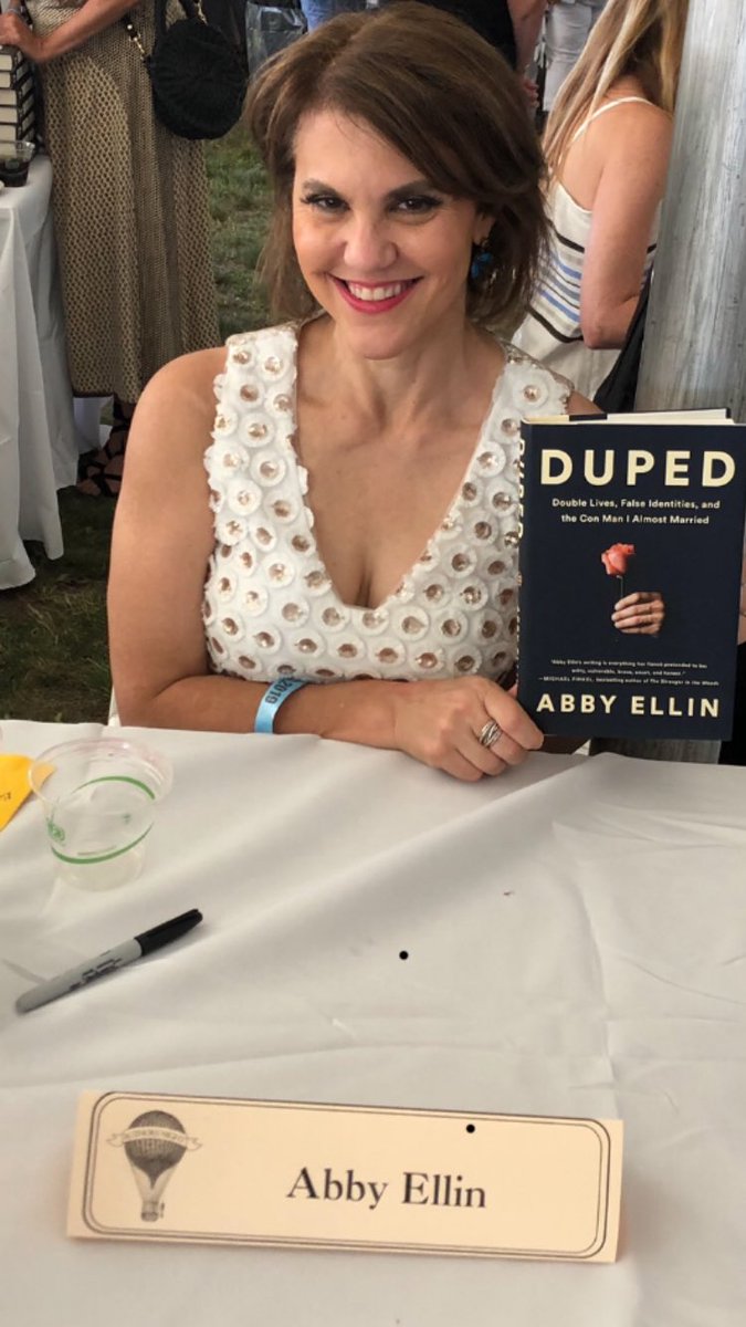 abbyellin's tweet photo. #authorsnight #easthamptonlibrary #duped #dupedbook #whoreage https://t.co/xQjHo7NiM8