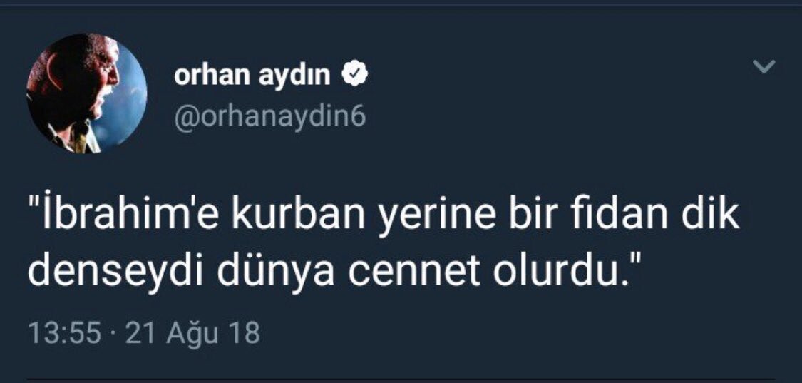 PadreAlCapone's tweet photo. Allah Hz. İbrahime kurban yerine fidan dik deseydi biz itirazsız fidan dikerdik çünkü biz Allah’a ve Allah’ın Peygamberlerine emrettiklerine teslim olmuşuz ama siz öyle bir durumda fidan değil kıtır kıtır hayvan keserdiniz çünkü siz Allah’a ve Peygamberine savaş açanlardansınız! https://t.co/tbKRDfhnhX