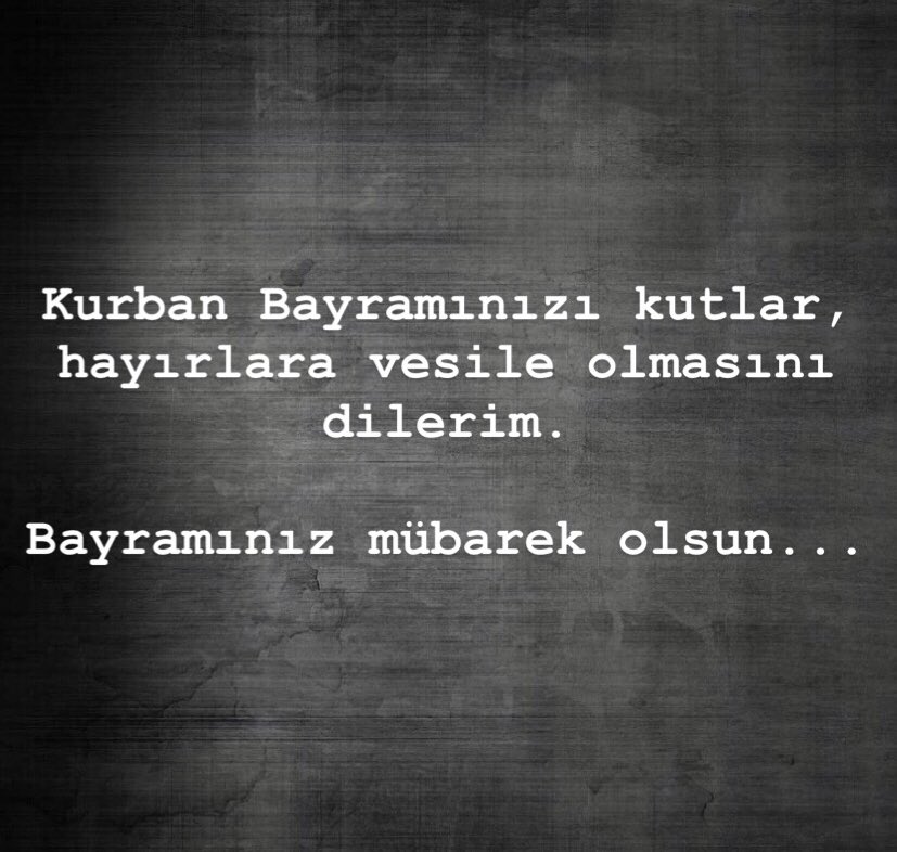 #KurbanBayramınızMubarekOlsun