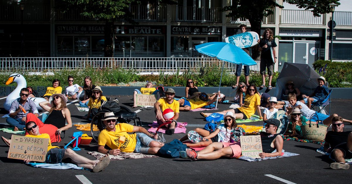 Alternatiba2607's tweet photo. Opération: Prends la température de ta ville !
Toujours plus de béton dans nos ville. On a besoin de toi!
C'est simple 1 photo du lieu + la température + ton maire + ta ville
Exemple: photo + température @NDaragon  @VilledeValence 

#ilotsdechaleur  #onétouffeenville #onbrule https://t.co/RlgKkRiqHN