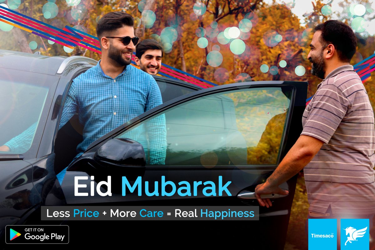 TimesacoPak's tweet photo. Ab Eid Manao Ek Nai Shurwaat Se :)
To book a ride, download Timesaco App: https://t.co/TrtOThSHmA
To become a captain, download Buraq app: https://t.co/DrKYDcqHjE
#EidulAzha2k19 #Timesaco #Buraq #EidAdhaMubarak https://t.co/JKHA4tl5eu