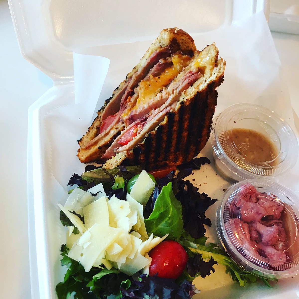 LaCrepeBakery's tweet photo. Beef Brisket Panini!! Dine in or take out!! Both are delicious π!! Have a wonderful day everyone!!β€οΈ#berea #bereacoffeeandtea #bereafood #clecoffee #clecrepes #clefoodies #cleaneating #clebreakfast #strongsville #middleburghheights #parma https://t.co/FlI2TzCtYq