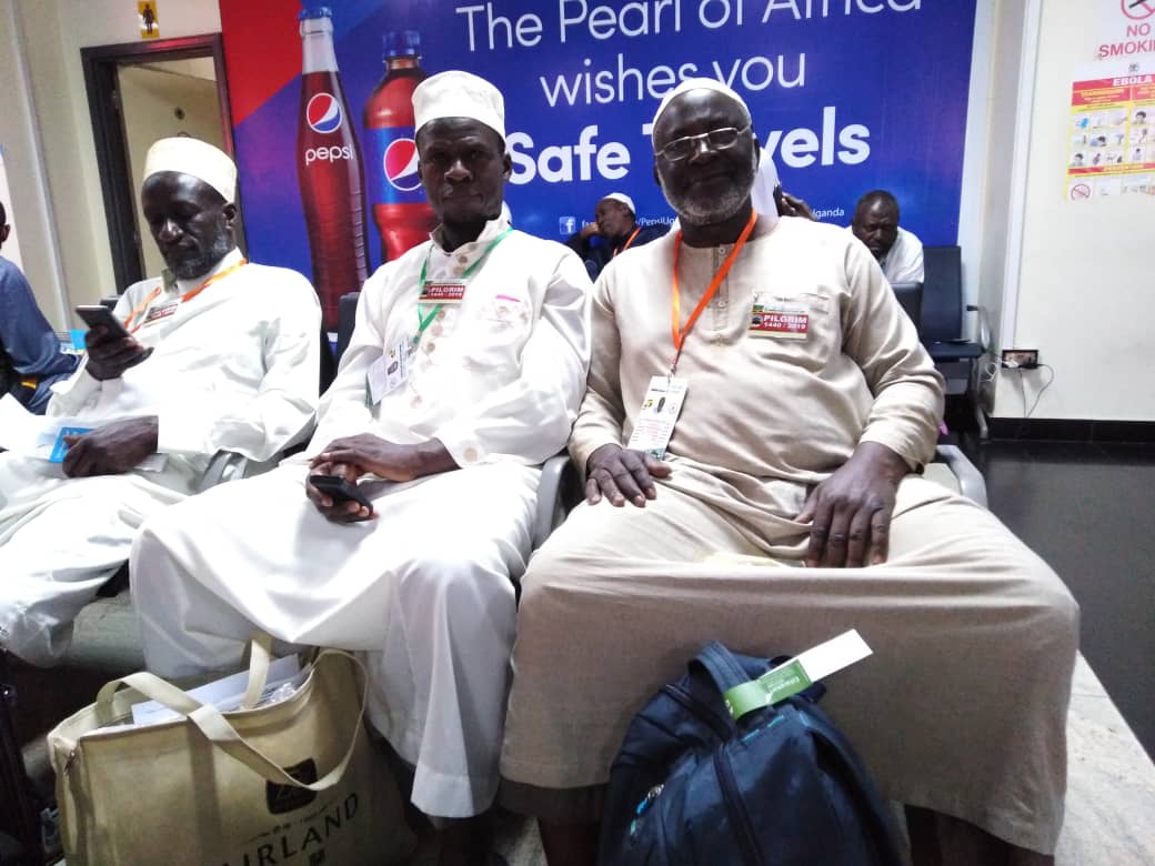 nwscug's tweet photo. PHOTOS:Mr Mugudha Mohammad is a driver for one of our cesspool/Jetting trucks commonly known as "sewerage truck". He has been cleaning the city for over 20 years. The NWSC management has rewarded him with a trip to the holy city, Mecca for Eid. #waterman @NWSCMD https://t.co/o1QXylV3hv