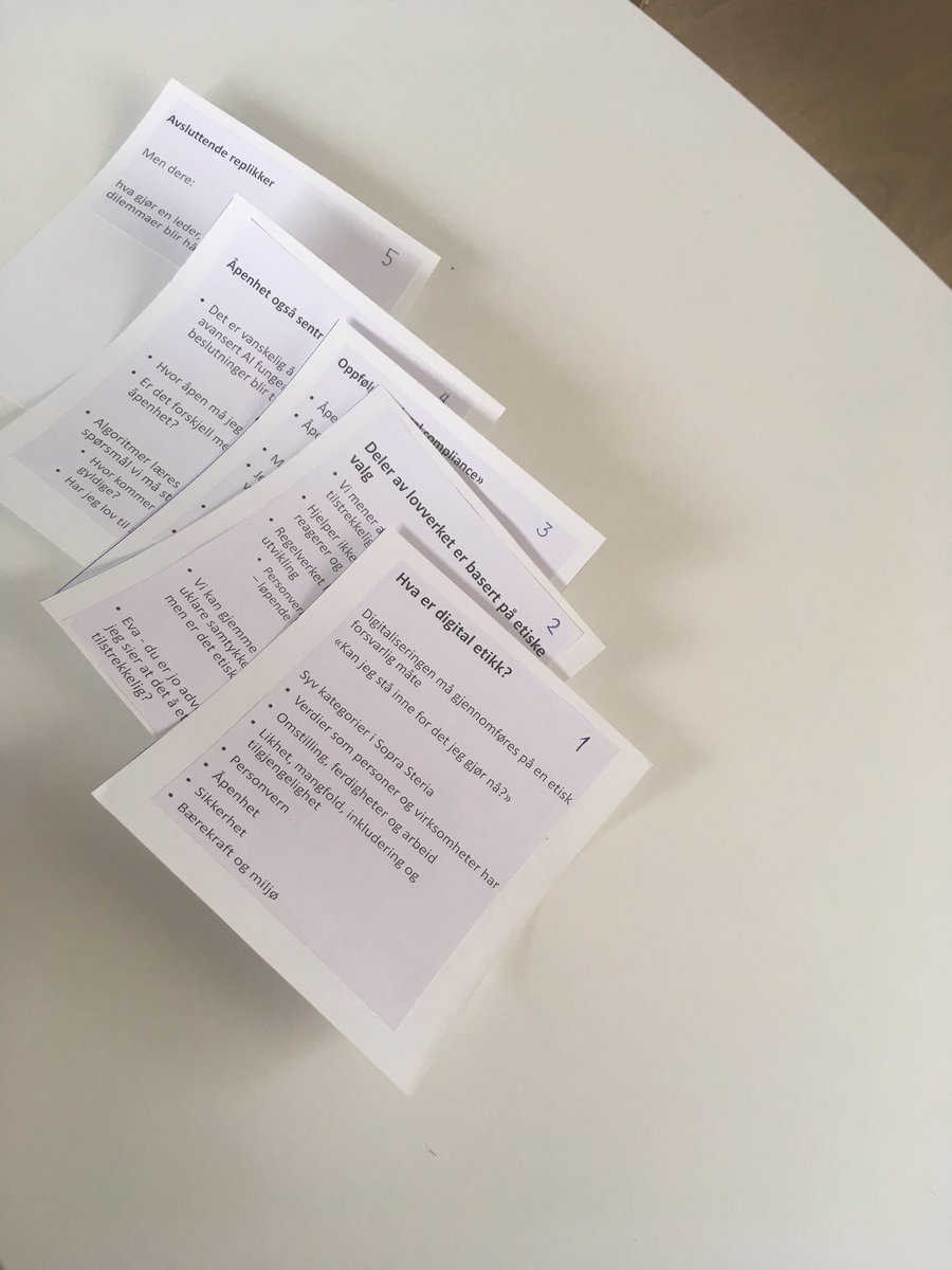 PrebenGustavsen's tweet photo. Cue cards klare for diskusjon om digital etikk under #arendalsuka2019 i morgen med @evajarbekk og Håkon Bergsjø. Sees på Castelle fra 13:00.  @SopraSteria_no @helenepederstad https://t.co/lnic5dXt6L