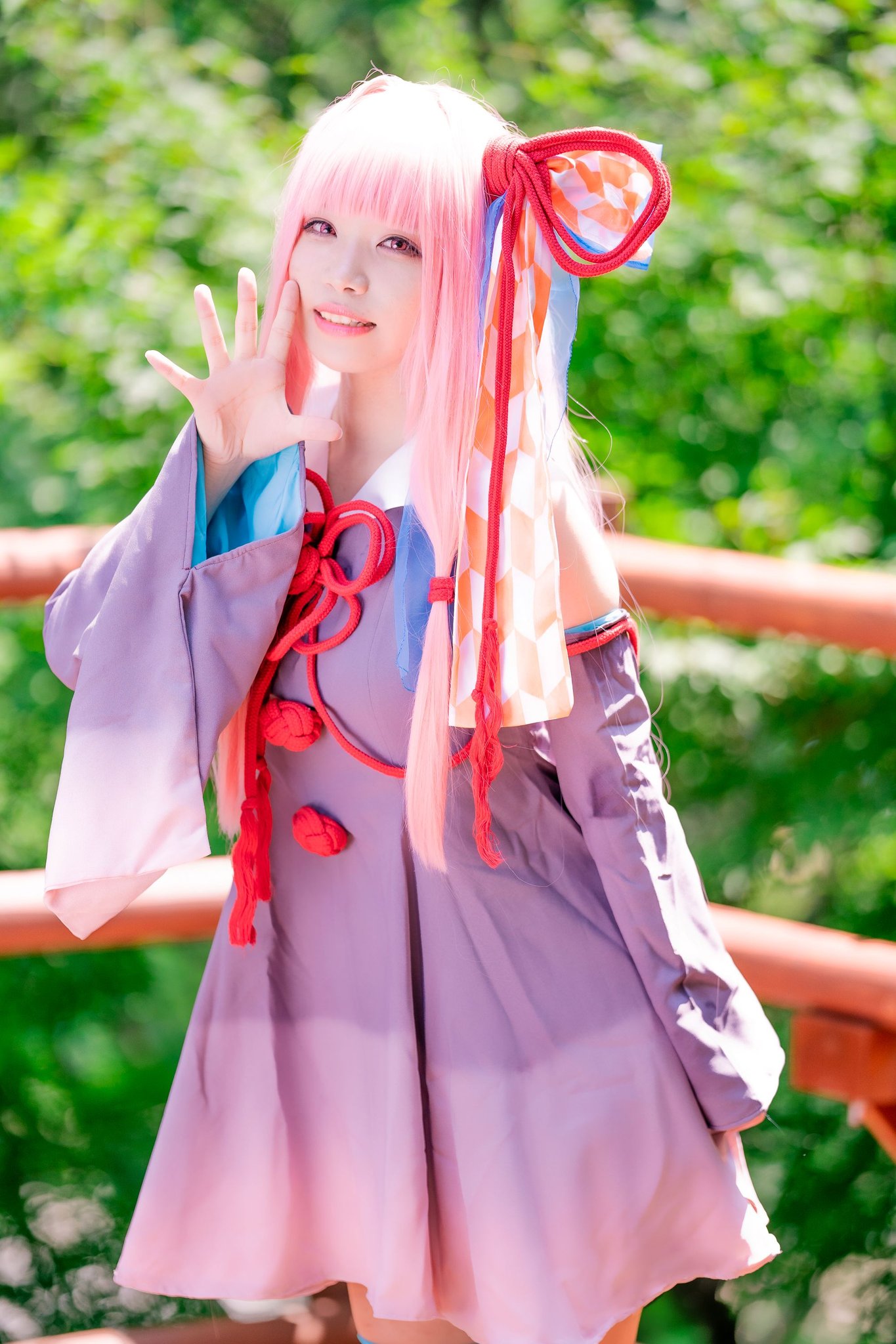 VOICEROID（ボイスロイド） 琴葉葵 ニーハイ付き コスプレ衣装 [4784-1]