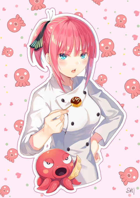 勝負だ!たこ焼 VS パンケーキ  どっちを応援する?
#五等分の花嫁 
#中野二乃 
#中野三玖 