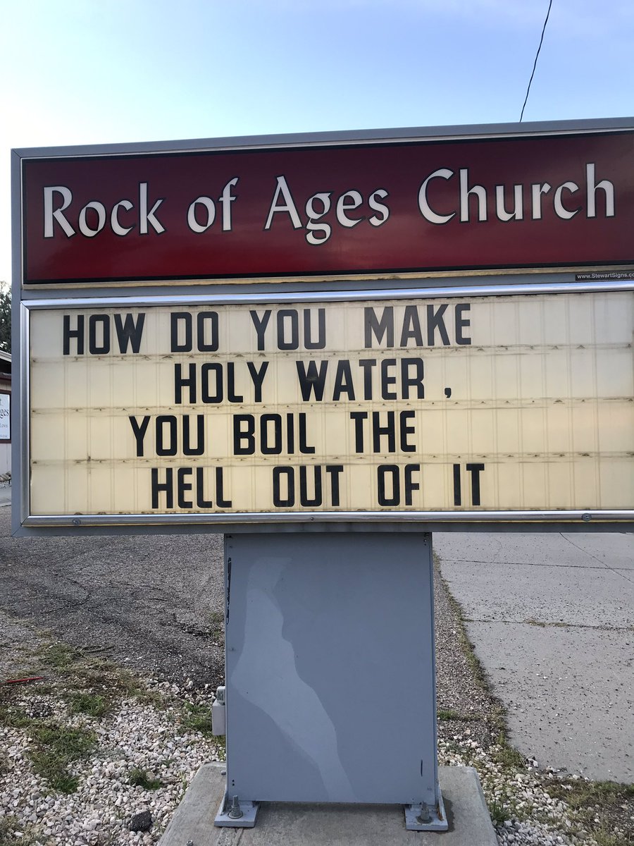 GoforNo's tweet image. I stumbled across a pretty funny #churchsign