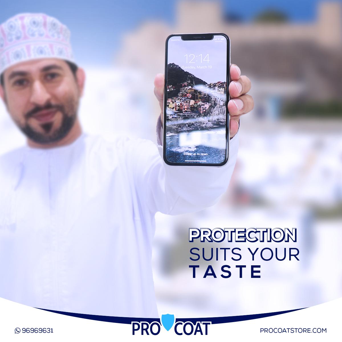 ProcoatStore's tweet photo. أضف طابع شخصي أنيق على جهازك مع حماية بروكوت اطلبها الحين من الموقع.

Personalization that's sleek and sophisticated without a bulky case.  Order gadgets protection now.For more info, visit our website:  
https://t.co/G2sNbA4kgn  
Whatsapp: 96969631

#Procoat #ProcoatGadgets https://t.co/b4oUo12h9V
