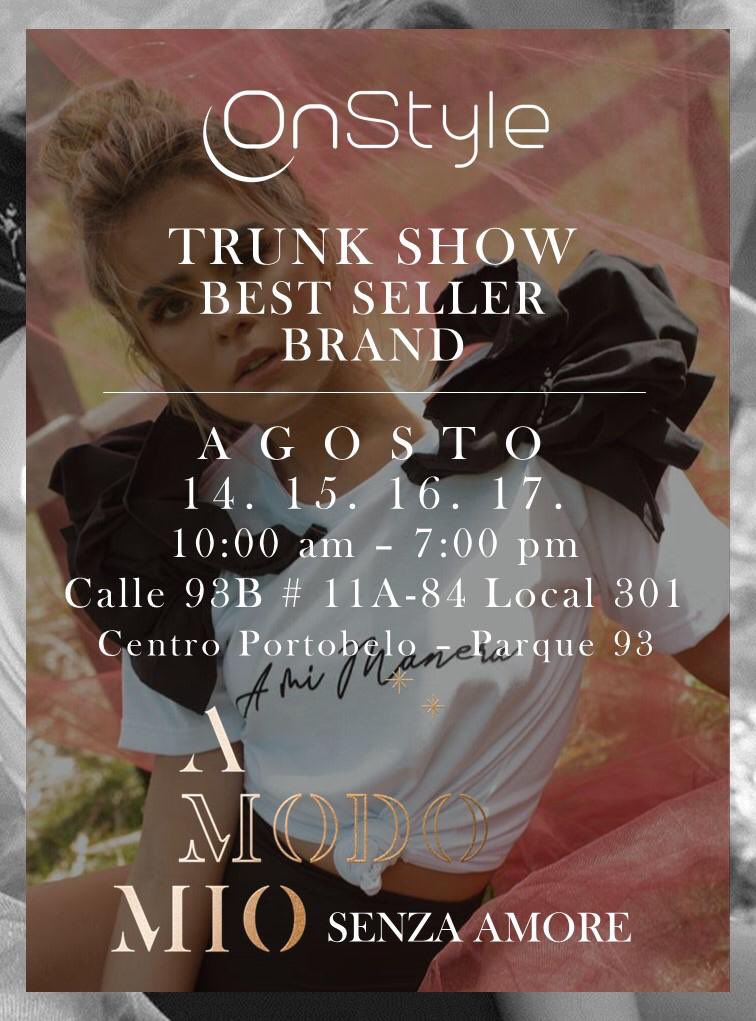 KMoreinis's tweet photo. ♥️4 días de EVENTO para presentar la nueva colección de AMODOMIO en ONSTYLE ... Drinks🥂and Fashion💥💥💥 https://t.co/rcRkvbp2iz