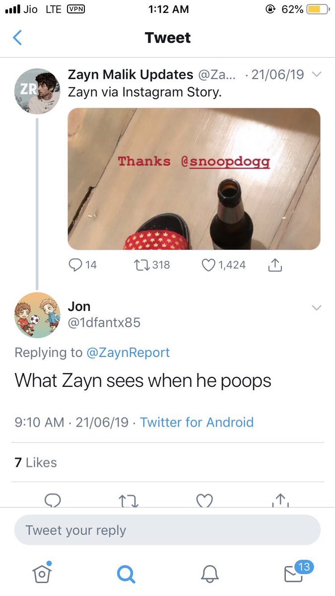 What zayn sees when he poops 