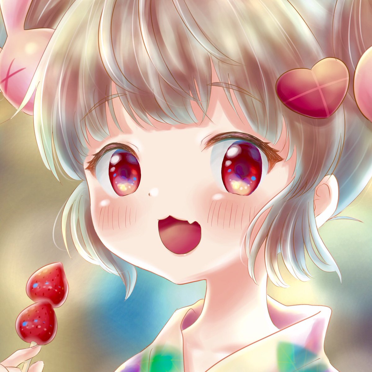 C96にて頒布予定の夏目真尋アンソロ Goudoumahiro にカラーイラ こころのイラスト