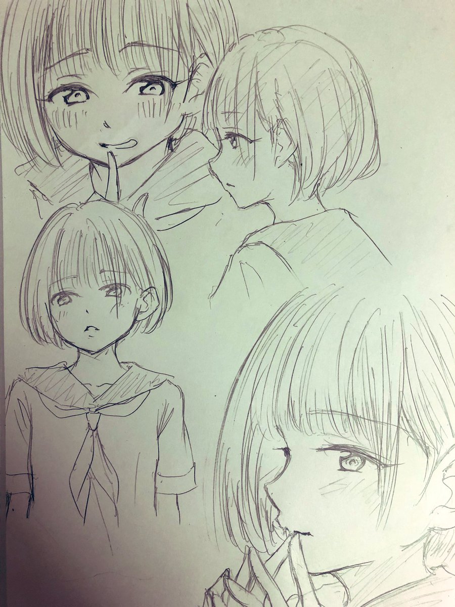 練習絵、今回のキャラ 