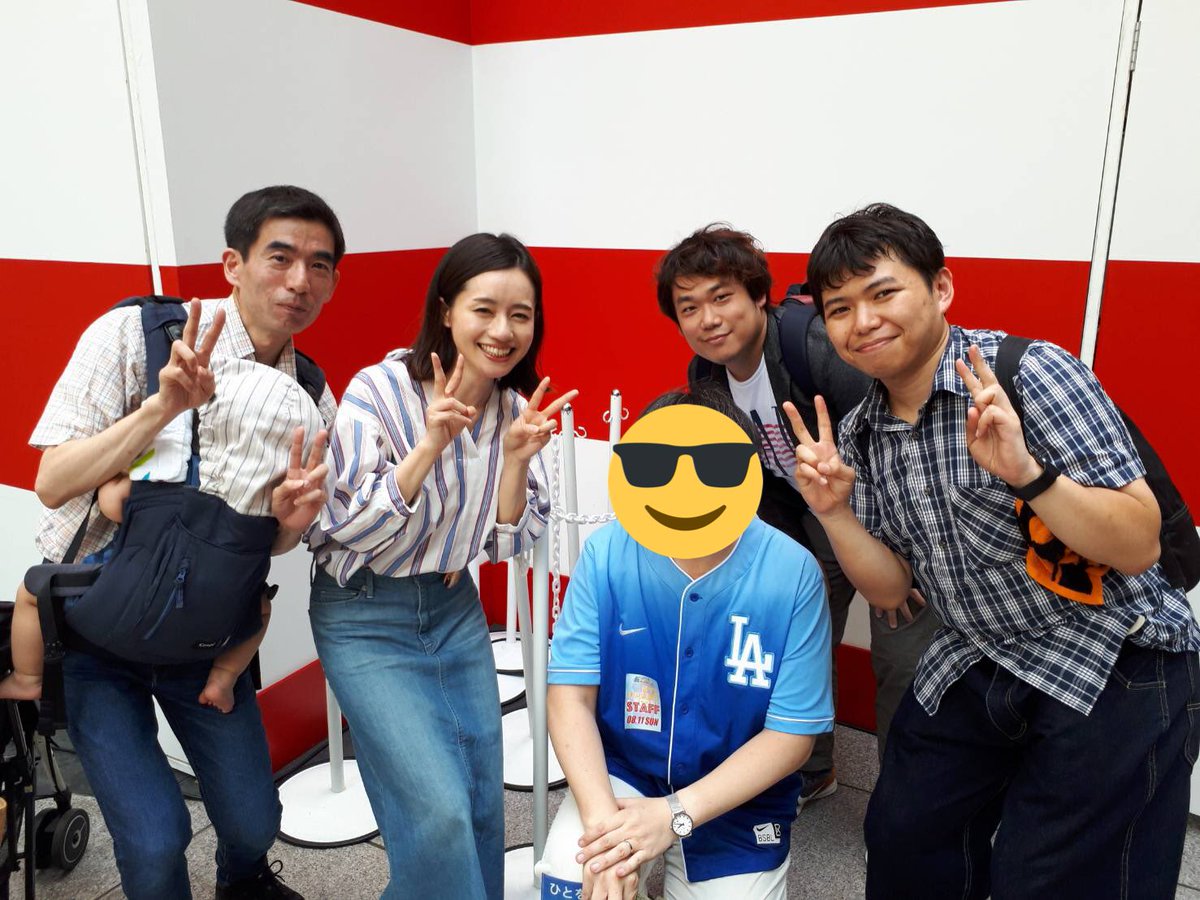 shioazi's tweet photo. 昼間は雪乃さんが出演する #日テレ鉄道まつり へ。山田D、大杉編集長とも久々の再会。まるでイチバンセン同窓会でした。#ichibansen https://t.co/QwWX9tmv5m