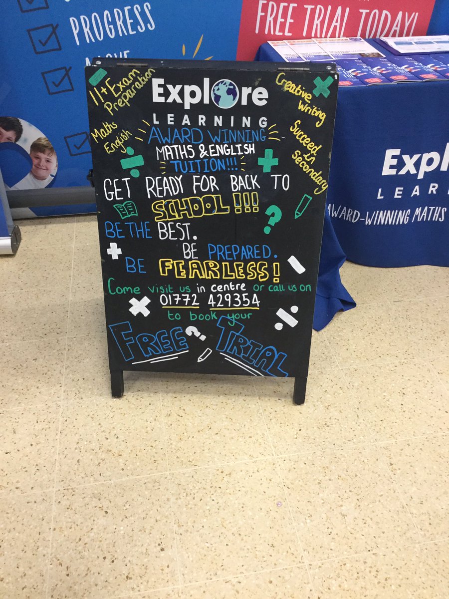 PrestonExplore's tweet photo. Not long now until #BackToSchool still plenty of time to get prepared for another wonderful year of education! Here at @exploretutors we are strong believers in building key skills all year round! Come see us in store or call us on 01772 429354 for a chat about how we can help! https://t.co/0ngXU75skD