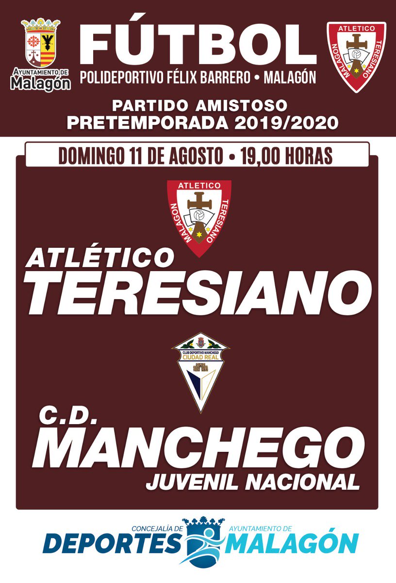 AUTONOMICA.

HOY TOCA DEBUT EN EL FELIX BARRERO.
A LAS 19H PRIMER AMISTOSO PRETEMPORADA 2019/2020.
OS ESPERAMOS