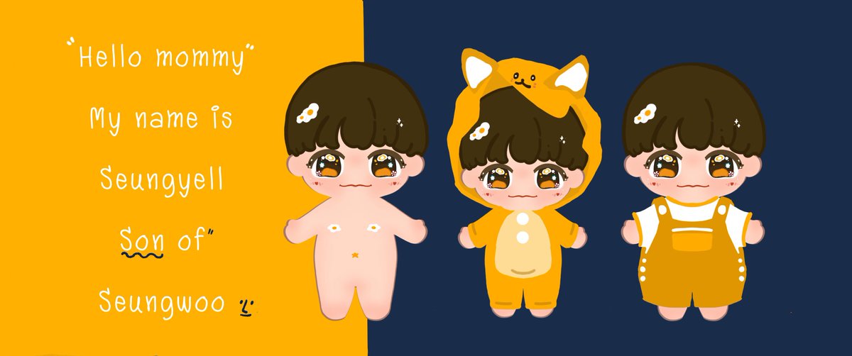 SEUNGYELL1's tweet photo. SEUNGYELL 🍳DOLL Preorder 
Open11/08/2016 - 28/09/2019
SET1 baby
📍SET1 - seungyell doll 860 baht (30usd)
🎁Special gift 
📍SET2 Raincoat 1 ea. 💰350 baht (12 usd)
🎁Special gift 
📍SET3 set1+set2. 💰1210 baht (40usd)
🎁Special gift 

Odder : https://t.co/d32nxyoEdA https://t.co/cxMB5ADUZ6