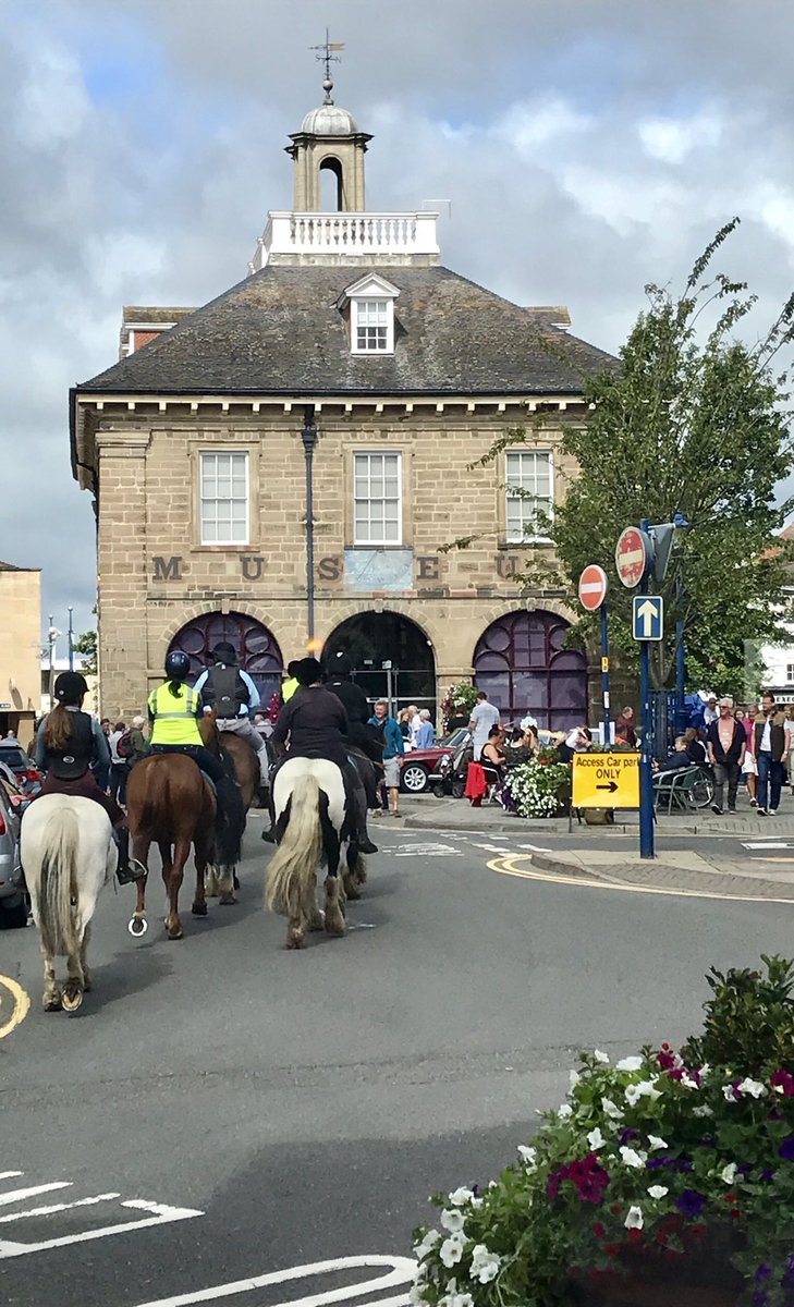 Classic cars and horses. It’s never dull in #Warwick