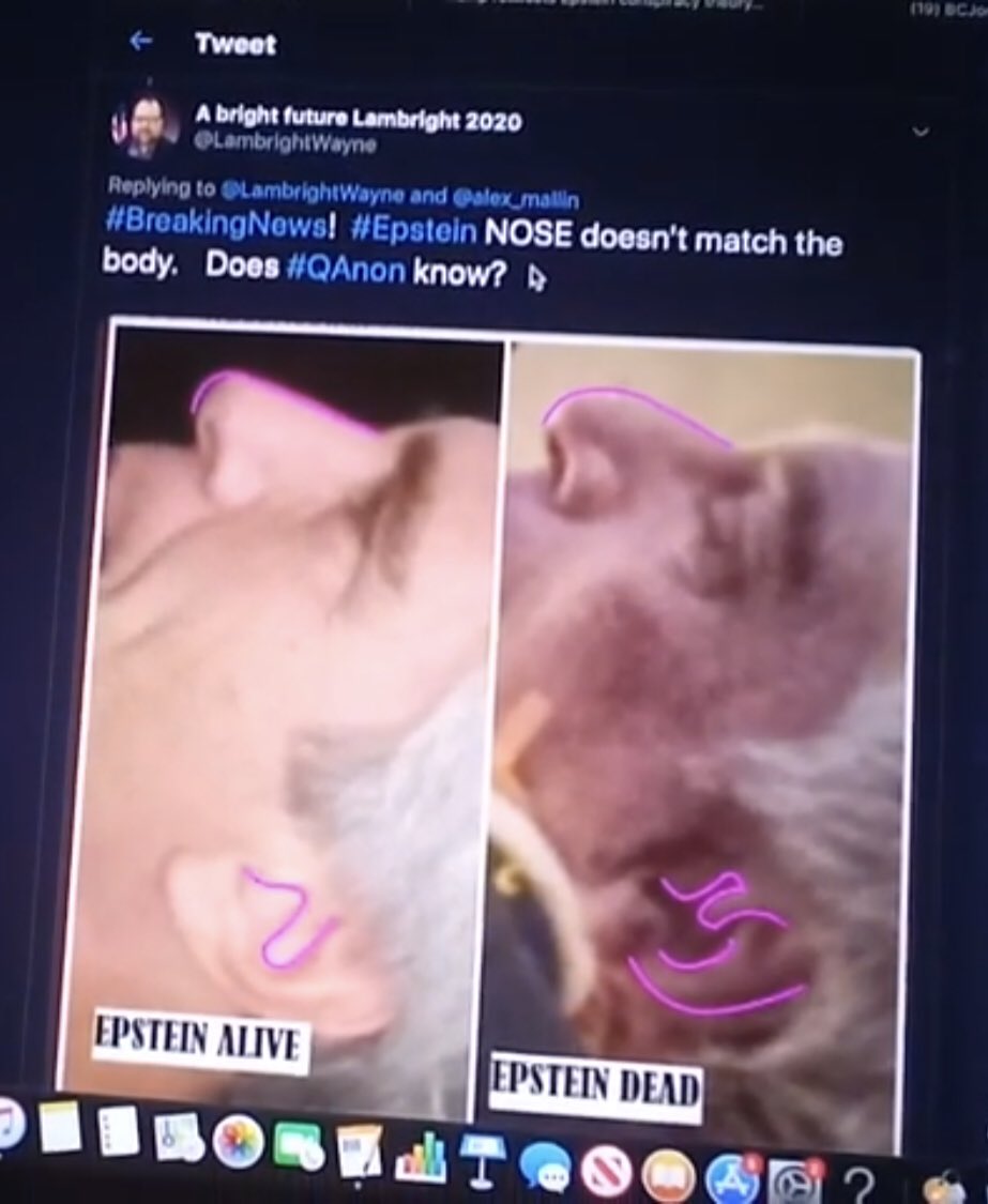 conniereguli's tweet photo. Watch the fake news reporters talking about Epstein. They don’t even believe it themselves.
#foolsnomore https://t.co/tNRmfpQfeQ
