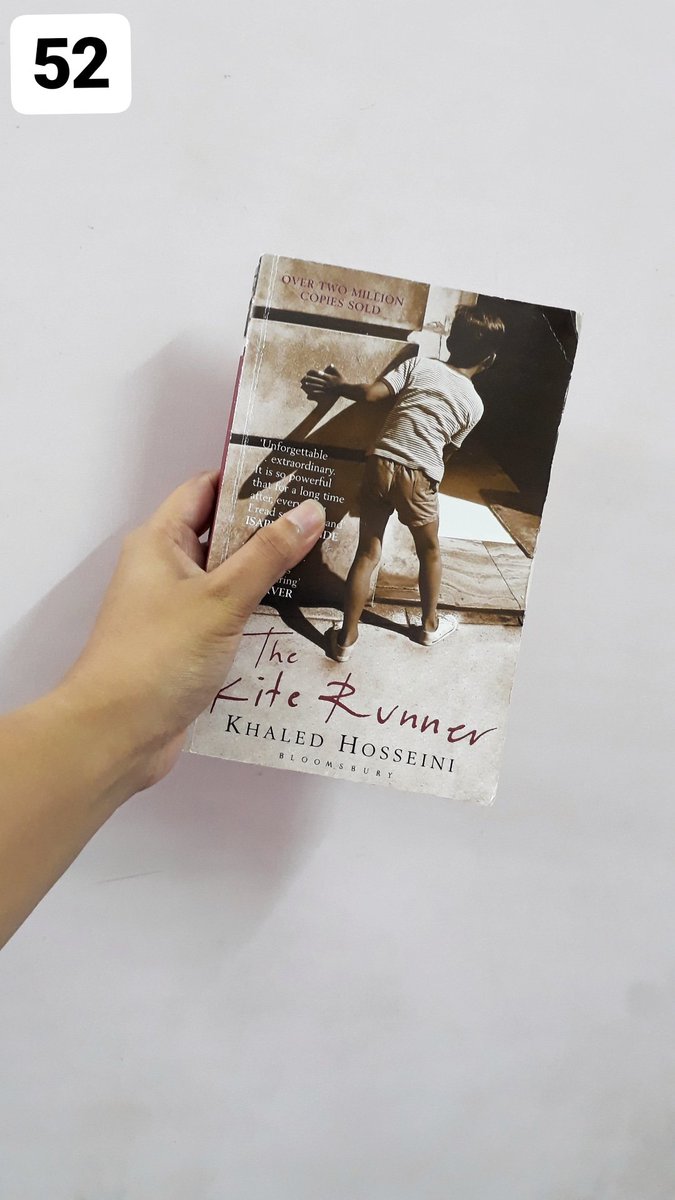 SharayuAil's tweet photo. #Book52 is The Kite Runner by @khaledhosseini #100BookChallenge https://t.co/oO35VofuDn