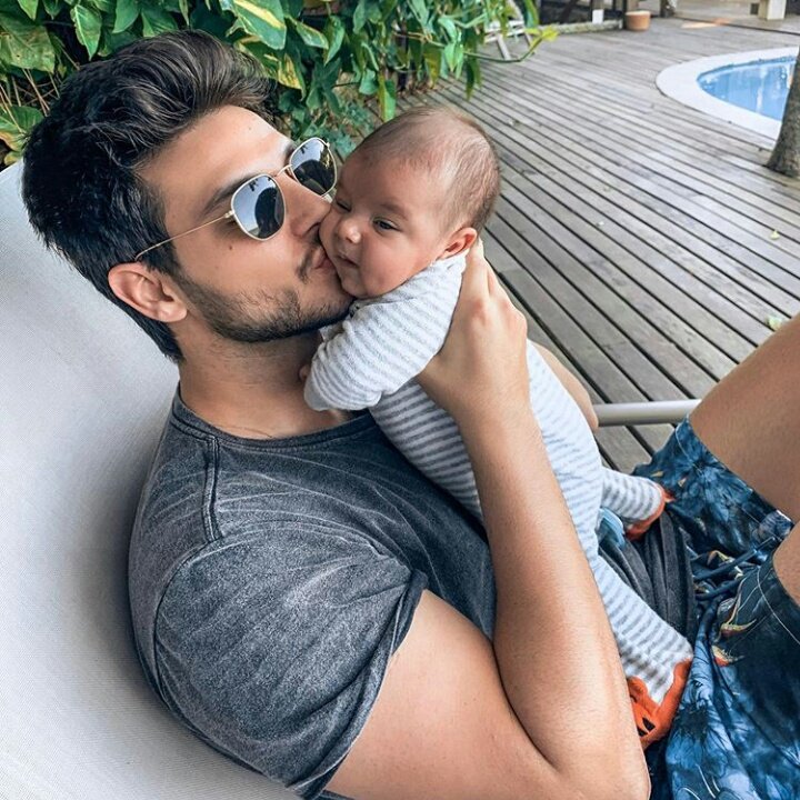 goalsbruno's tweet photo. feliz dia dos pais para o papai mais incrível que o zion poderia ter, te amo demais ❤ https://t.co/yoAZm9qh4n
