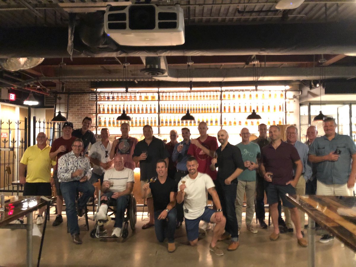 CDNWhiskyDoc's tweet photo. All these attendees at the Blending 101 get a passing grade at the JP Wiser’s Experience Centre. New dates for next class will be announced soon. #canadianwhisky #blendingwhisky #whiskyscience #jpwisers https://t.co/qgunKQ2QMQ