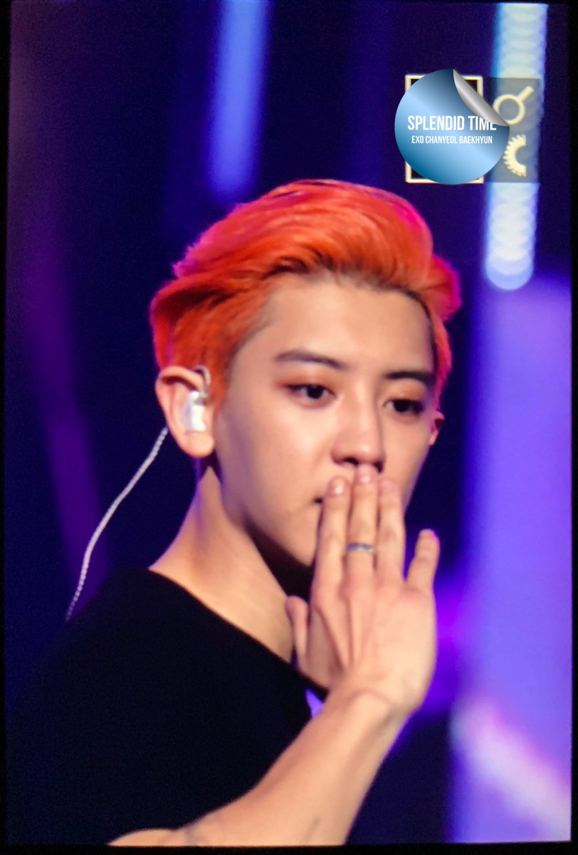 6104time's tweet photo. New hair colorㅜㅜ 190811 EXplOration in HK #Chanyeol #찬열 #チャンヨル https://t.co/qIprlz6Sn0