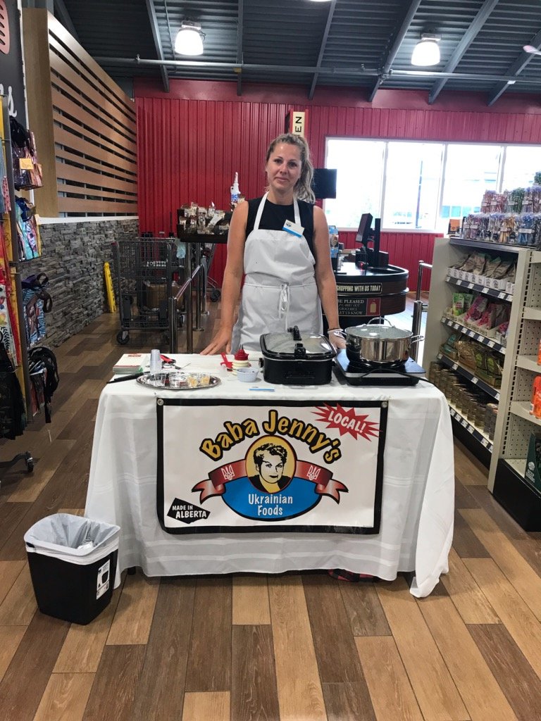 babajennys's tweet photo. Drop by @FresonBros Ft. Sask today and enjoy our perogies 
being served as part of Fresons Bros Local Vendor Showcase!! https://t.co/8oaQTYGvFk
