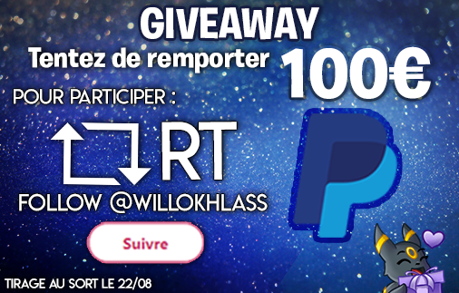 Bon allez un peu de positivité !
RT et follow <a href="/willokhlass/">Willokhlass</a> pour participer. 
Tag un ami et il gagnera 25 euros si tu gagnes. 
Bonne chance à tous ! ❤️💕