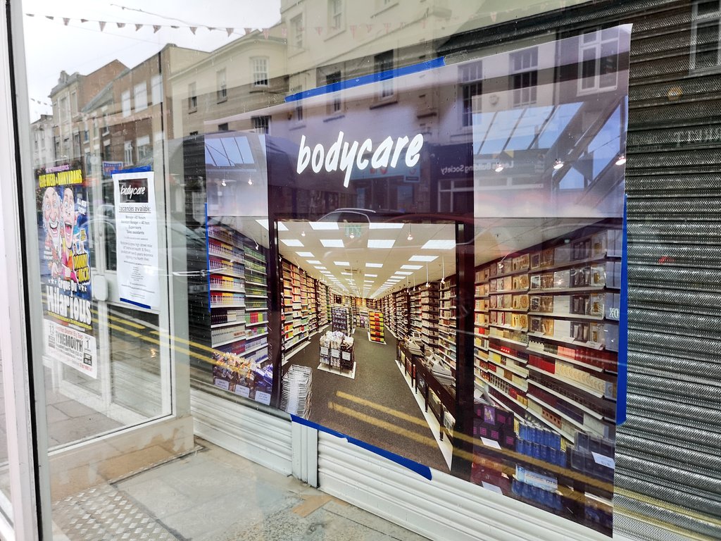 Meanwhile, Bodycare is opening a new store in one of the few vacant prime units - formerly Dorothy Perkins.  #morpeth