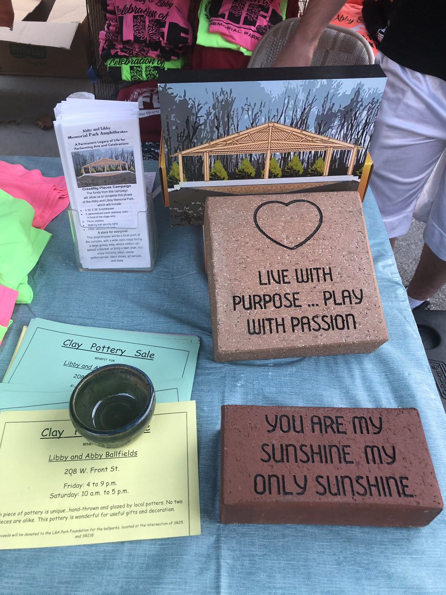 libertyg_sister's tweet photo. The Abby and Libby booth was set up at our local fair this weekend! We even had some of the benches that will be set at the park on display for people to enjoy! #AbbyandLibby #justiceforourgirls #delphistrong #WhoIsBG https://t.co/gCxZR2fErB