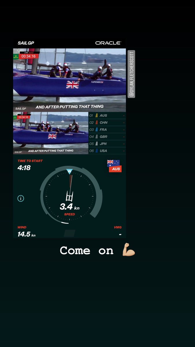 LujanSurt's tweet photo. Looking forward to the race today #TEAMGB #CowesSailGP #SailGP https://t.co/ObJoBA7CrJ