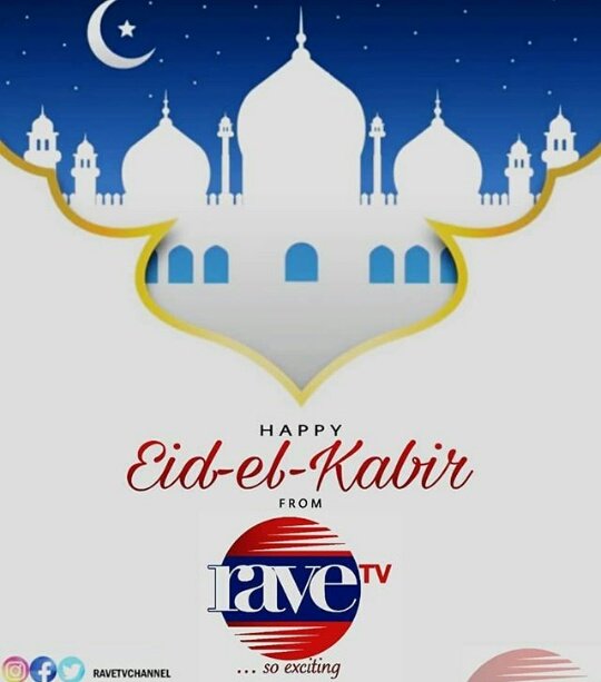 ravetvchannel's tweet photo. From all of us at #Ravetvchannel, we wish all muslims happy eid Mubarak.

May this season be filled with joy.

#Ravetvis5 #Eidmubarak #Muslim #Happysunday https://t.co/RaVsfusrRT