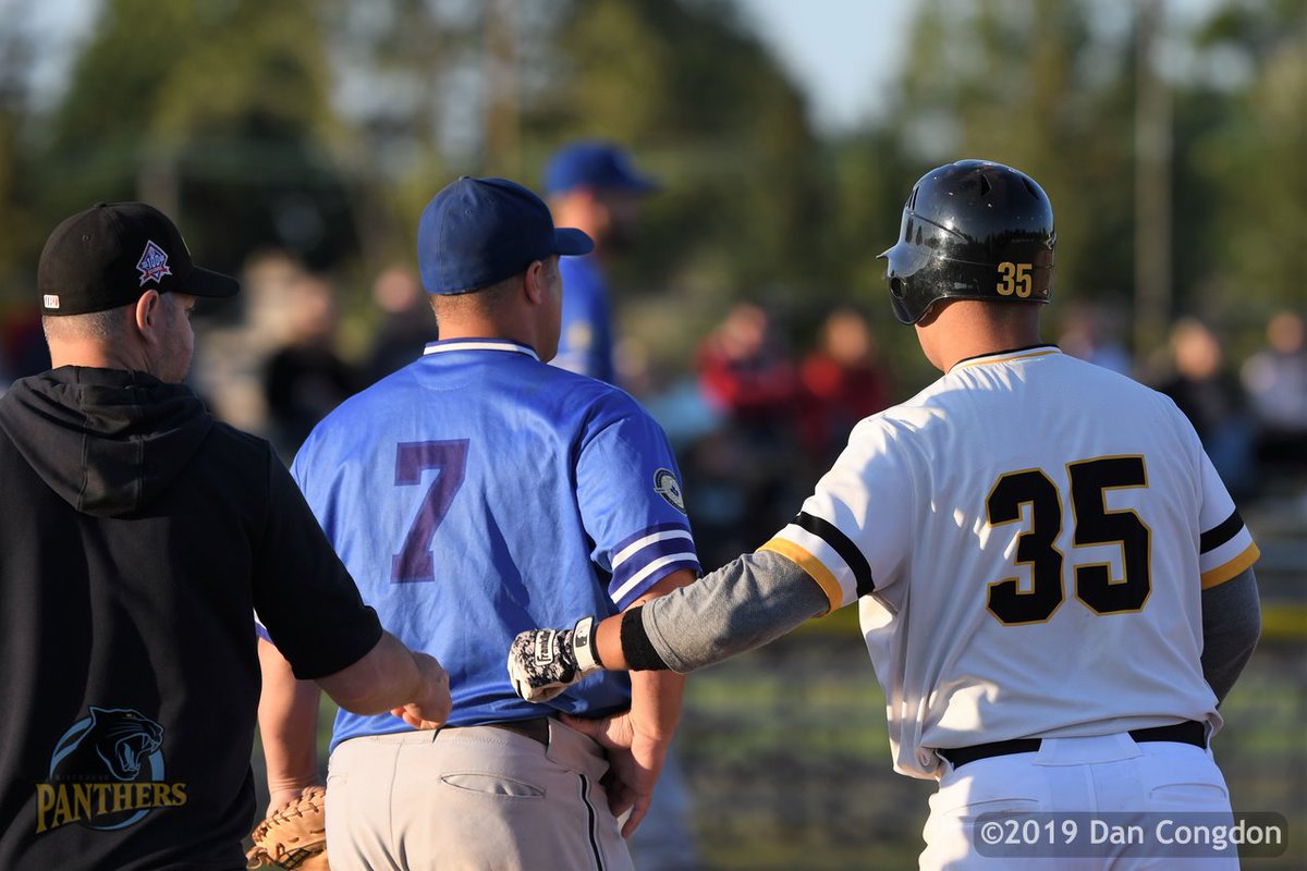 dancongdon's tweet photo. ⚾️ The @IBL_Panthers take their 2-0 lead down the 401 to visit the @IBLMapleLeafs in game 3 of the @IBL1919 first round playoff series. Here are some shots from last night's 7-5 Panthers win. Come to Christie Pits for the first pitch at 2pm today. #Panthers101 https://t.co/zUoYarAmSy