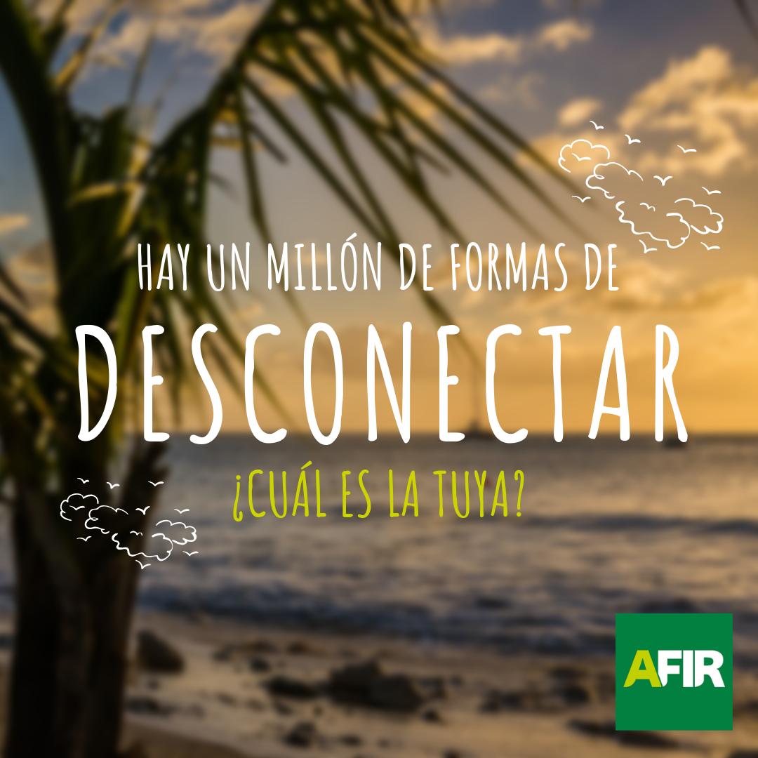 Hoy es día de desconectar un poco AFIRes!!🥳
Quedar con amigos, dar un paseo, comer con vuestras familias... ¡Tenéis muchas opciones!
-
¿Cuál os apetece más?
-
#AFIR #AFIRAcademia #Relax #Domingo #FelizDomingo #Descanso #Verano