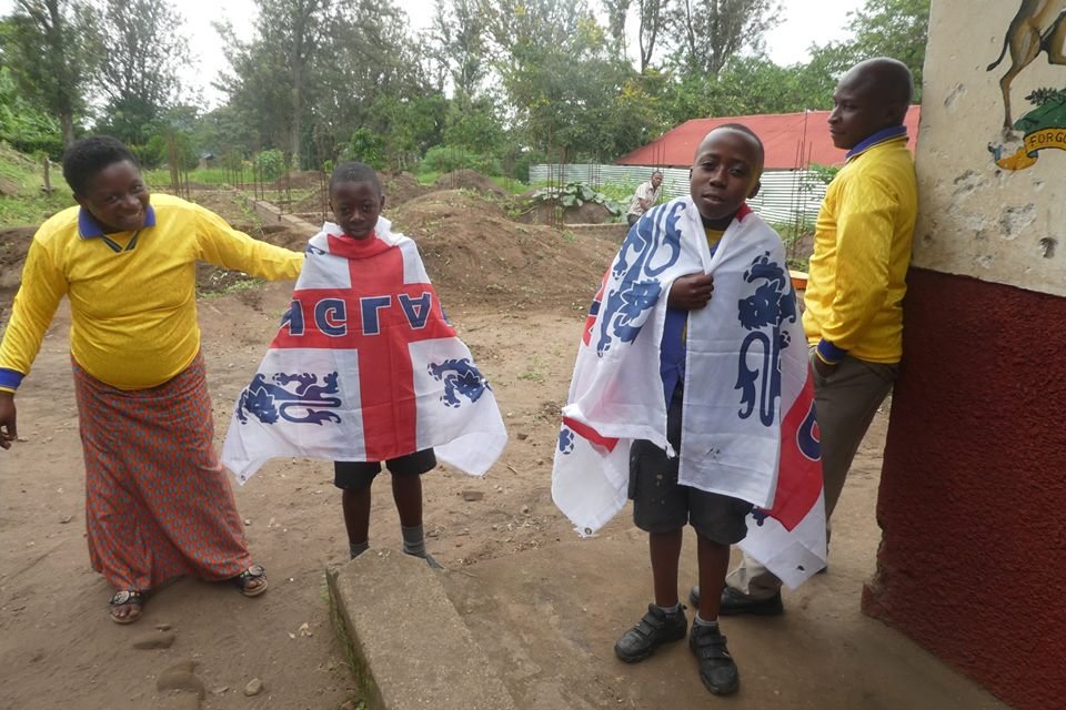 Many Thanks to <a href="/GorlestonRanger/">Gorleston Rangers FC</a> for kind donation of Green kits for kiddies in Uganda, pictures also of donated shirts and flags previously sent out #football #sport