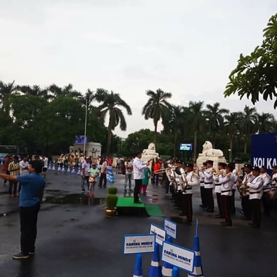 CPKolkata's tweet photo. Victoria Memorial, one of the most iconic structures of Kolkata, experiences massive footfall on a daily basis. Going forward, Kolkata Police Band will perform every weekend near the Victoria Memorial precincts. Sharing glimpses of yesterday’s performance. https://t.co/IGTlqOnuD4
