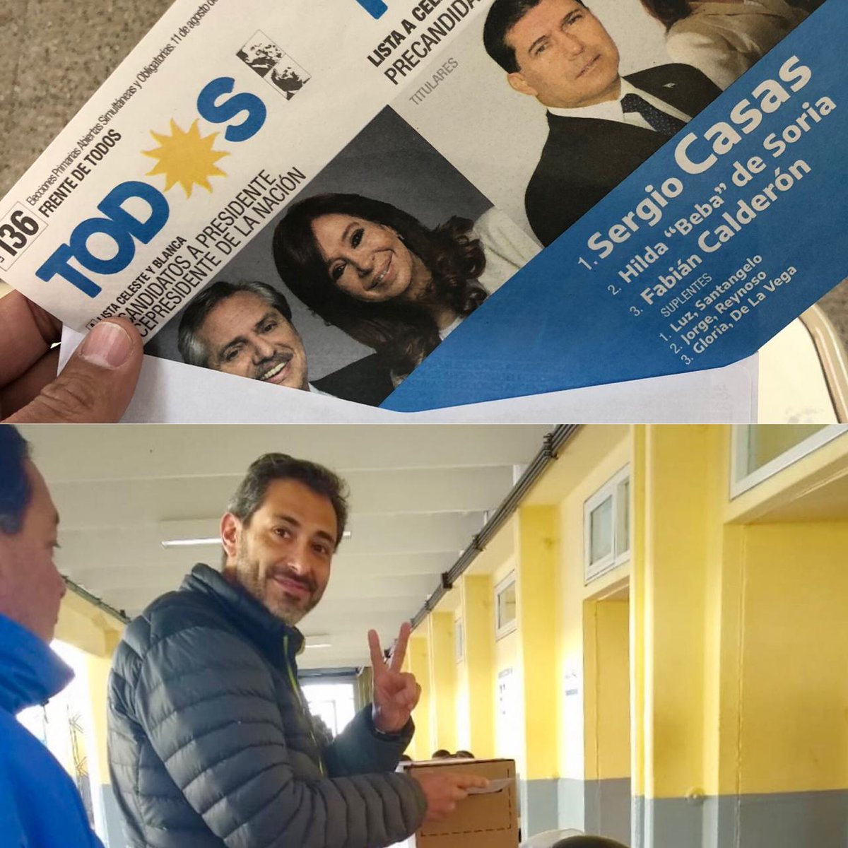 militamosAMB's tweet photo. Hoy se vota!!!!! Votemos con el ❤️ hoy se vota por @alferdez
@CFKArgentina y @SergioGCasas #Escontodos #TOD☀️S #Justiciasocial #Trabajo #Dignidad https://t.co/FQMvTcXGGR
