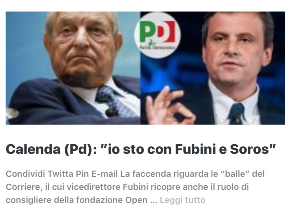 mgdj56's tweet photo. #ScenderemoinPiazza, #VogliamoNuoveElezioni.
#DittaturaComunista
#Sovvertire la #volontàPopolare, porta alla #GuerraCivile.

#GovernoTecnico, #Calenda (quello che sta con Fubini e Soros):
“bisogna fermare #Salvini ora”

https://t.co/D8x4l4nP6N https://t.co/gAl1RRSssj