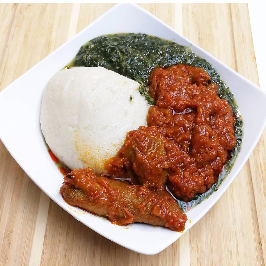 EsaabaK's tweet photo. Another Sunday, another Ghanaian delicacy! Tuo Zaafi is popular among the northerners in Ghana, but has now become a famous dish on Sunday afternoons (after church) in Ghana!
#Ghanaianfood #Esaabaskitchen #Ghanafood #Ghanaiancuisine PC: https://t.co/G12laVpDsx https://t.co/sTPBScRTU0