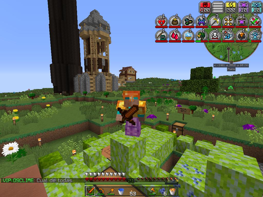 DlbatutxD's tweet photo. Antes y Después 
en el server #LESDM de 
@HeberonYT  :V
#Minecraft2019 #MinecraftconMods #ADVENTOFASCENSION #NEVERMINE  :D https://t.co/XZIqe19RB0